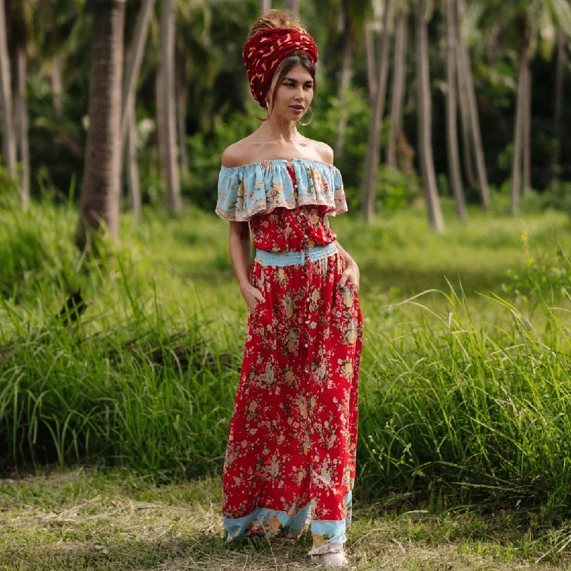 CELESTIA Maxi Dress Fashionable Sleeveless Maxi Dress