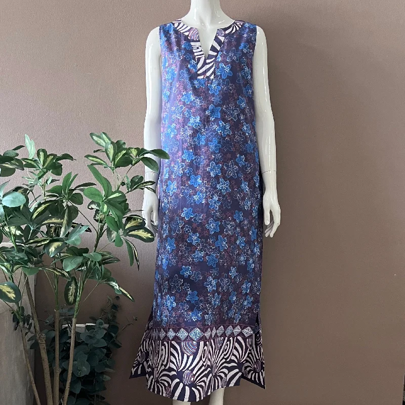 Classic Sleeveless Maxi Dress - L Casual Maxi Dress with Pockets