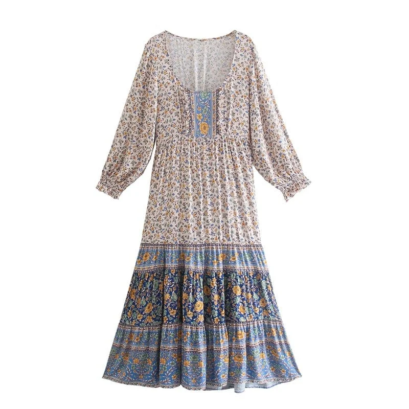 Elyse Boho Maxi Dress Elegant Sleeveless Maxi Dress