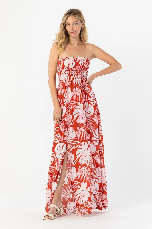 Emilia Maxi Dress Elegant Maxi Dress with Slit