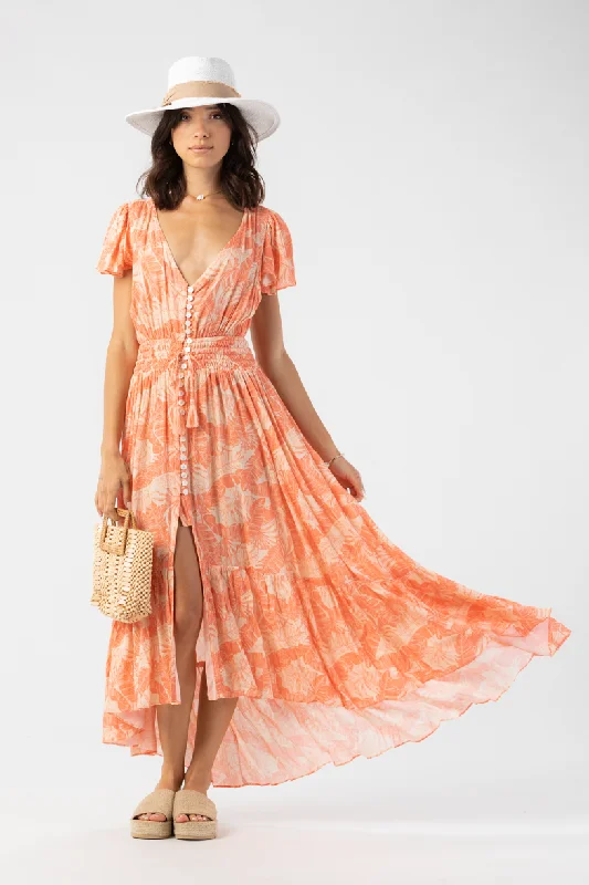 New Moon Maxi Dress Naturals Trendy Maxi Dress with Belt