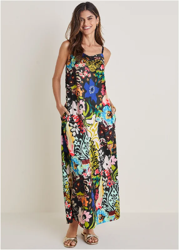 Sleeveless Maxi Dress - Viva La Vida Cozy Knitted Maxi Dress