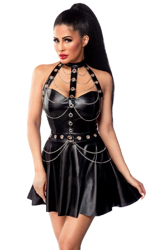 Flared Pleated Mini Dress Trendy Camisole Mini Dress