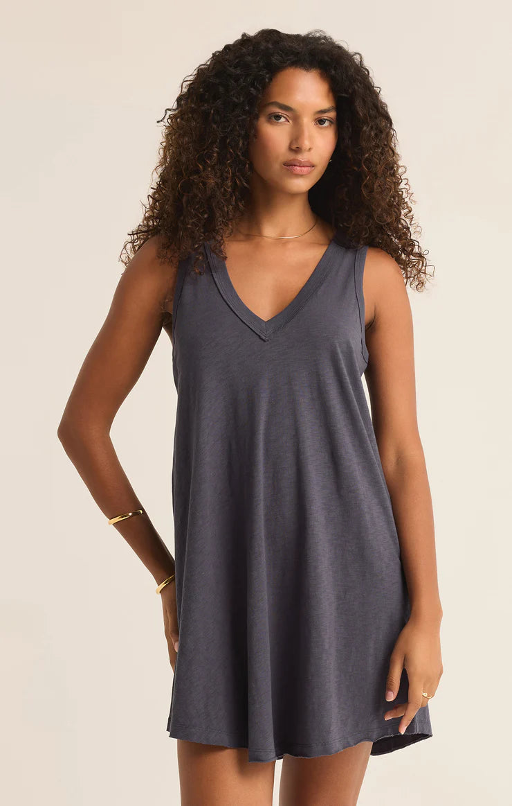 Z Supply Maddox Mini Dress Trendy Mini Dress with Belt