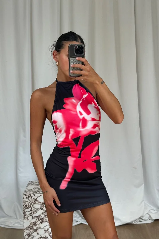 Karley Mini Dress Black Classic Shift Mini Dress