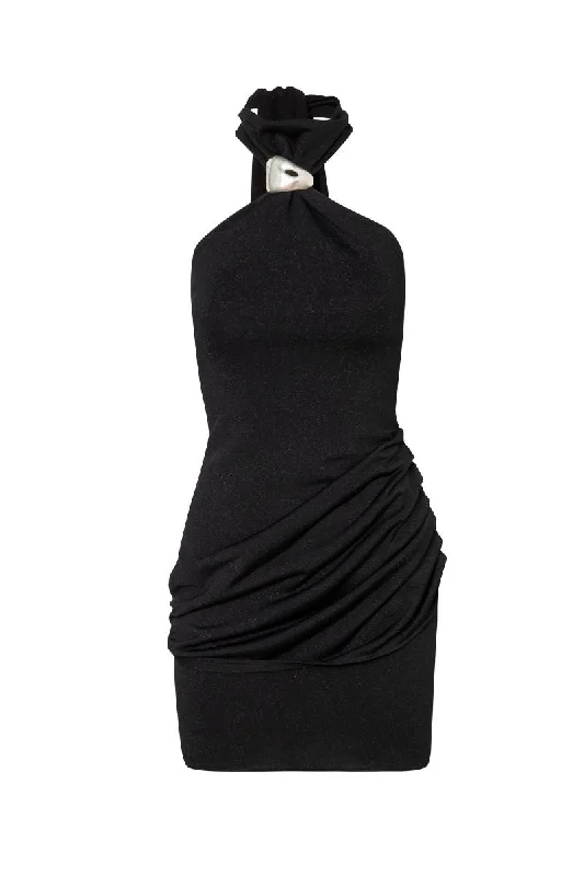 MOCA MINI DRESS Chic Halter Mini Dress