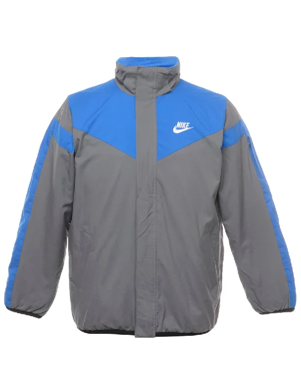 Nike Zip Front Jacket - L Mesh Jacket Canvas Jacket Denim Jacket