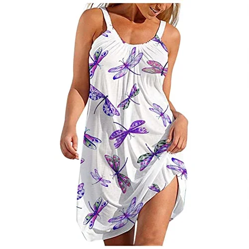Summer Dress for Women, Sleeveless Floral Casual Short Dress Loose Sling Sundress Beach Party Sexy Mini Dress | Original Brand Chic Puff Sleeve Mini Dress Summer Dress for Women, Sleeveless Floral Casual Short Dress Loose Sling Sundress Beach Party Sexy Mini Dress | Original Brand Chic Puff Sleeve Mini Dress