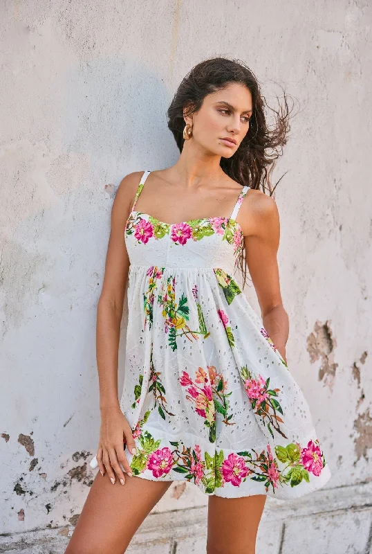 Hemant & Nandita Taha Mini Dress Cozy Knit Mini Dress