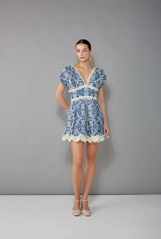 Waimari Cassandra Mini Dress Stylish Ruffle Mini Dress