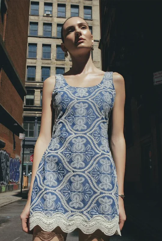Waimari Willow Mini Dress Fashionable Boho-Chic Mini Dress