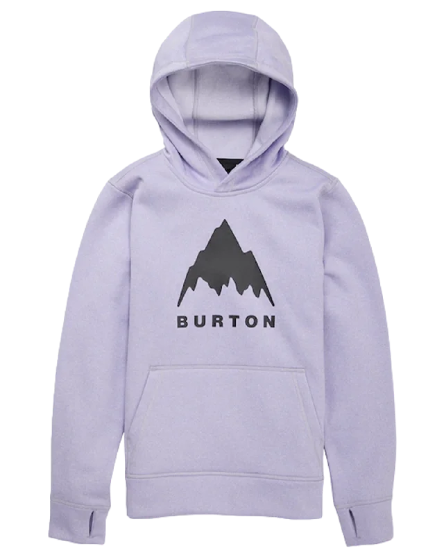 Burton Kids' Oak Pullover Hoodie - Supernova Heather Hoodie with Ribbed Cuffs Snug Fit Comfort Burton Kids' Oak Pullover Hoodie - Supernova Heather Hoodie with Ribbed Cuffs Snug Fit Comfort