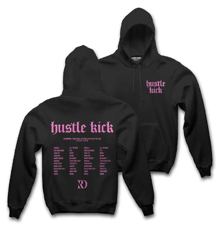 HUSTLE KICK | HOODIE Hoodie with Pastel Soft Subtle