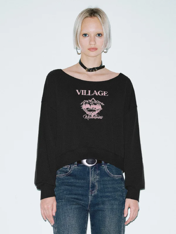 Crew Neck Loose Sweatshirts Hoodie with Tie-Dye Psychedelic Retro