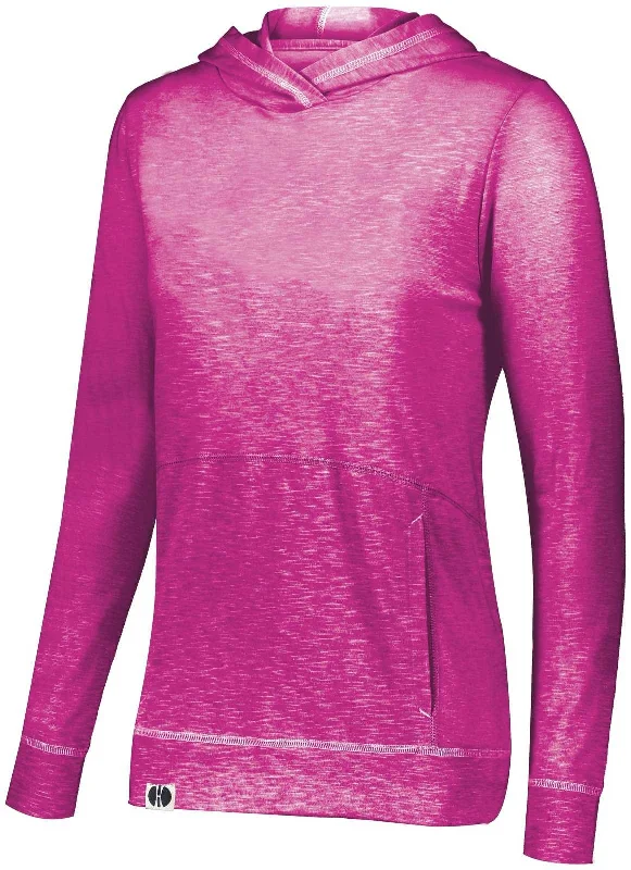 Holloway 229785 Ladies Journey Hoodie - Power Pink Hoodie with Pocket Utility Practical Holloway 229785 Ladies Journey Hoodie - Power Pink Hoodie with Pocket Utility Practical