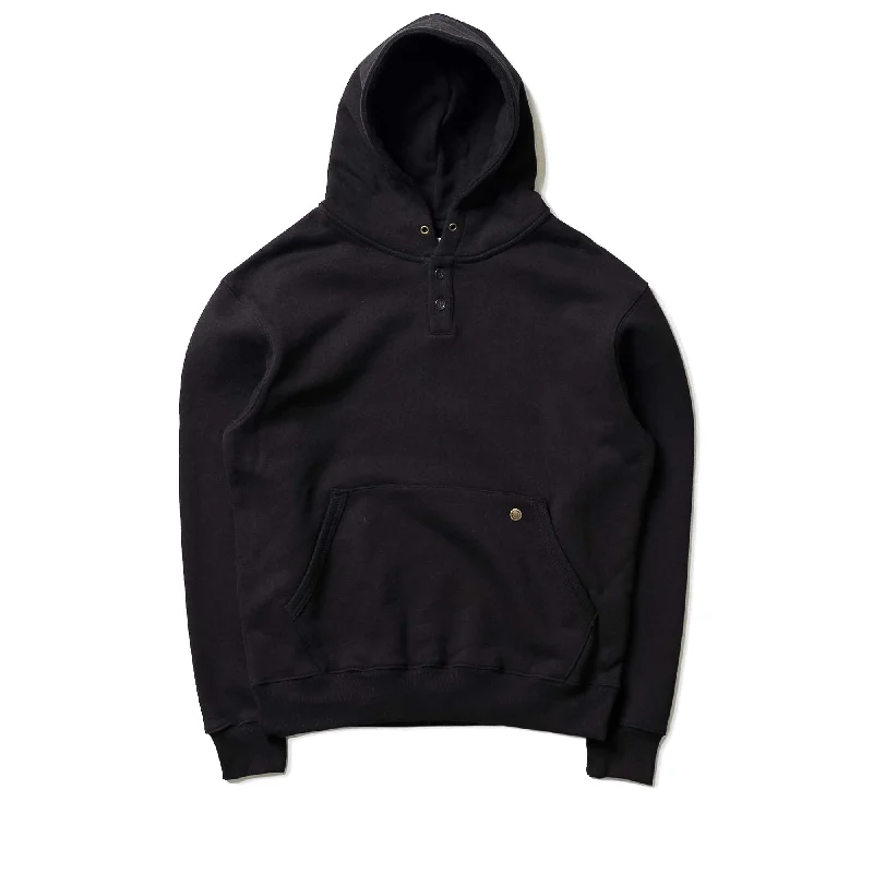 Honor The Gift Noble Hoodie - Black Hoodie with Ribbed Cuffs Snug Fit Comfort