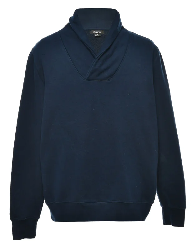 Liz Claiborne Plain Sweatshirt - M Hoodie with Stripes Bold Sporty