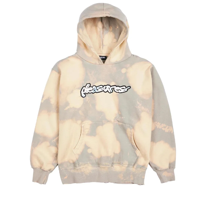 Pleasures Decay Hoodie - Bleach Hoodie with Monochrome Minimalist Simple