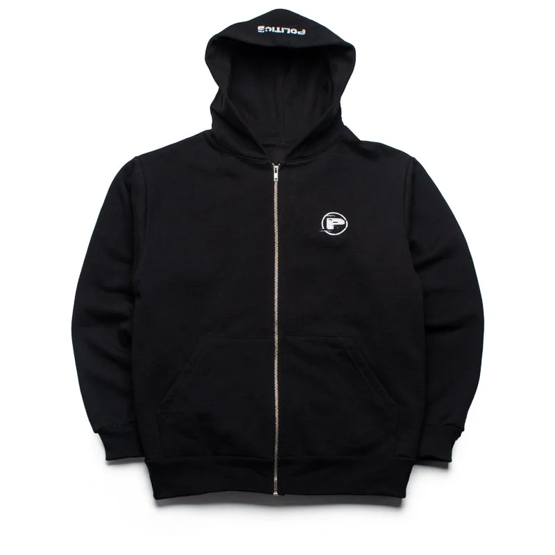 Politics City Series Zip Hoodie - Black Hoodie with Belted Waist Structured Tailored Politics City Series Zip Hoodie - Black Hoodie with Belted Waist Structured Tailored