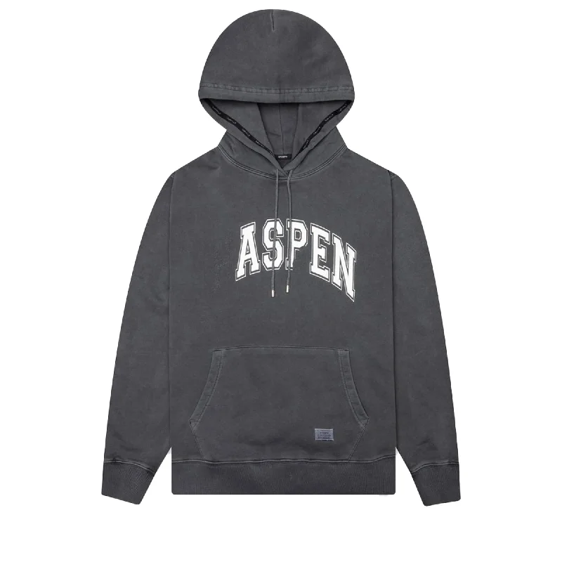 STAMPD Haspen Hoodie - Steel Grey Hoodie with Full-Zip Functional Layering