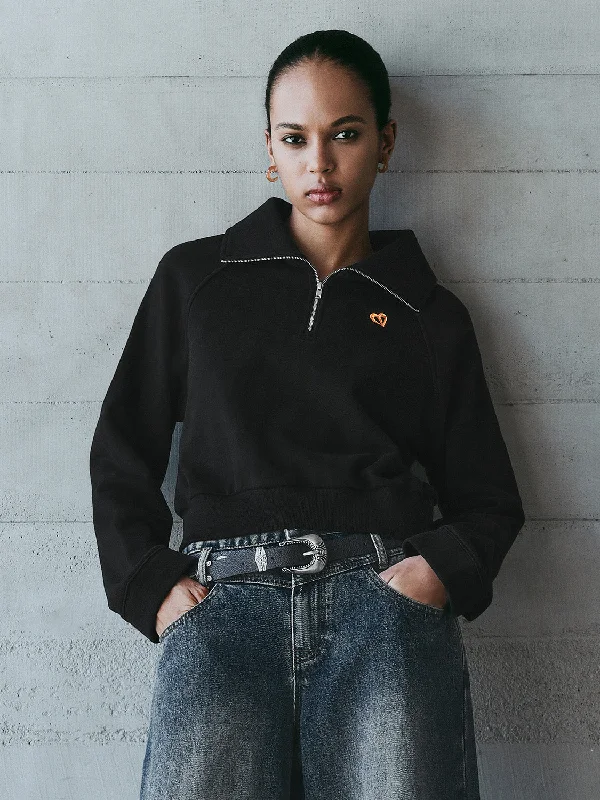 Zip Up Front Loose Sweatshirts Hoodie with Earth Tones Natural Calm