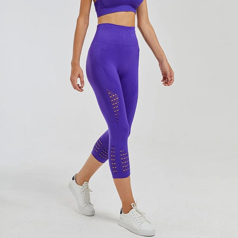 New High Waist Seamless Sport Yoga Pants Stretch Fit Pants