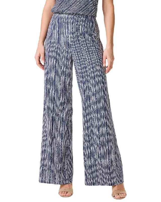 Nic+Zoe Spring Rain Wide Leg Pant Formal Slim Pants