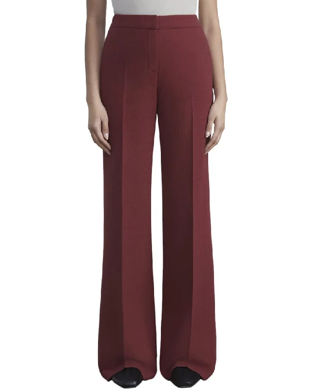 Lafayette 148 New York Dalton Wide Leg Wool Pant Trendy Work Pants