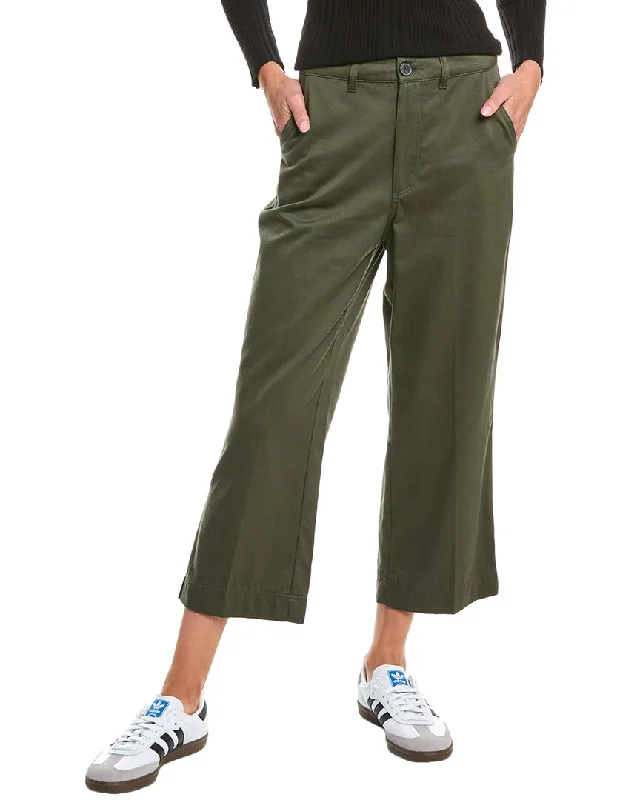 Ba&Sh Twill Pant Classic Cropped Pants