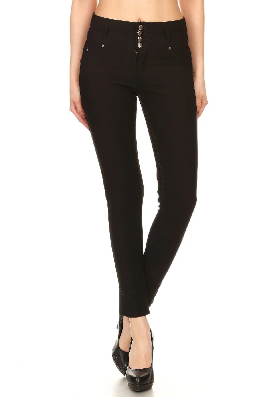 Cassie High Waist Super Skinny Pants Trendy Wide-Leg Pants