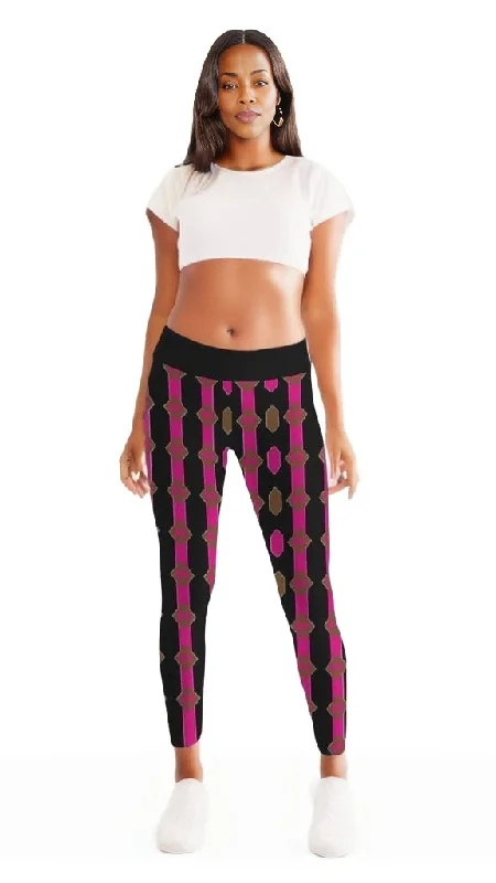 Coined Womens Yoga Pants Trendy High-Waist Trousers