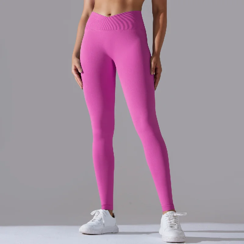Seamless Knitted Solid Color Yoga Pants (12 colors) Classic Flared Pants