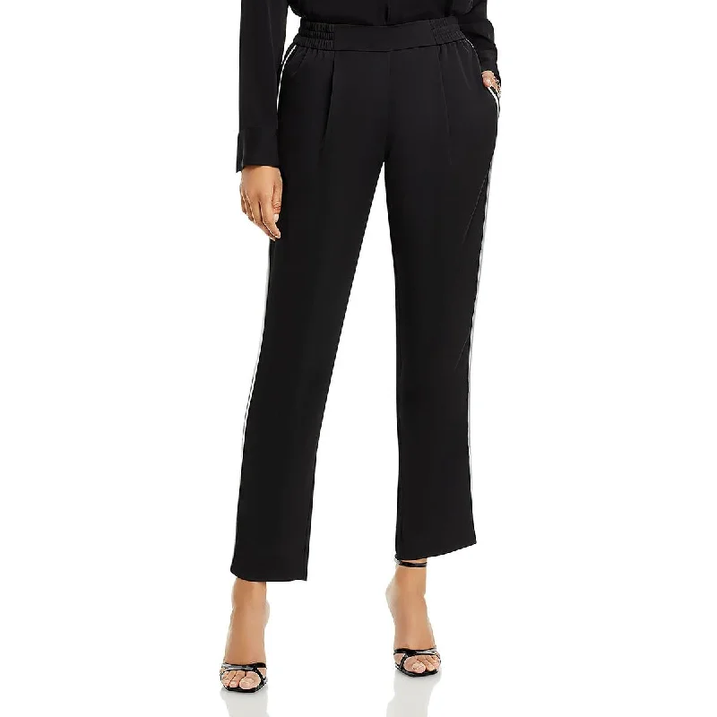 Karl Lagerfeld Paris Womens Fitness Workout Jogger Pants Casual Wide Pants