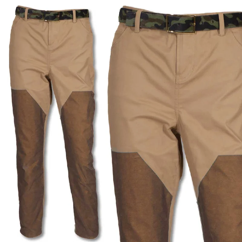 Kevin's Huntress High Rise Washable Waxed Faced Briar Pant Slim Fit Casual Pants