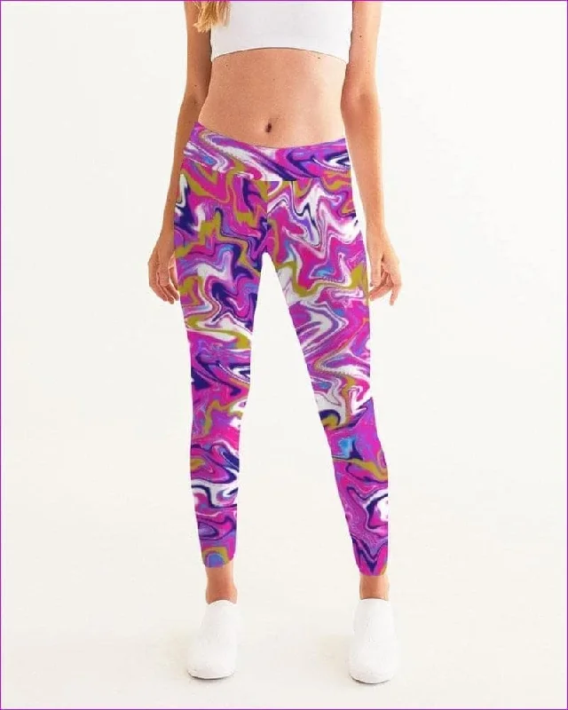 Marbled Pixie Womens Yoga Pants Lightweight Jogger Pants