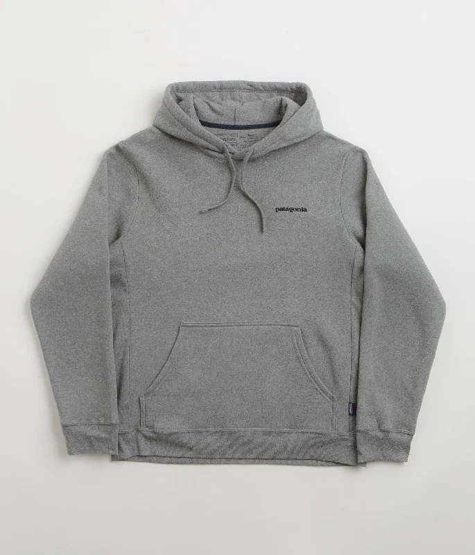 Patagonia Fitz Roy Icon Uprisal Hoodie - Gravel Heather Hoodie with Tied Waist Feminine Flattering Patagonia Fitz Roy Icon Uprisal Hoodie - Gravel Heather Hoodie with Tied Waist Feminine Flattering