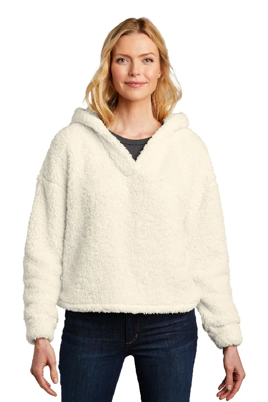 Port Authority Womens Cozy Sherpa Fleece Hooded Sweatshirt Hoodie - Marshmallow Hoodie Jacket Zipper Layering Port Authority Womens Cozy Sherpa Fleece Hooded Sweatshirt Hoodie - Marshmallow Hoodie Jacket Zipper Layering