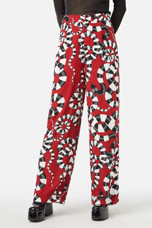 Poisonous Pant Casual Plaid Pants