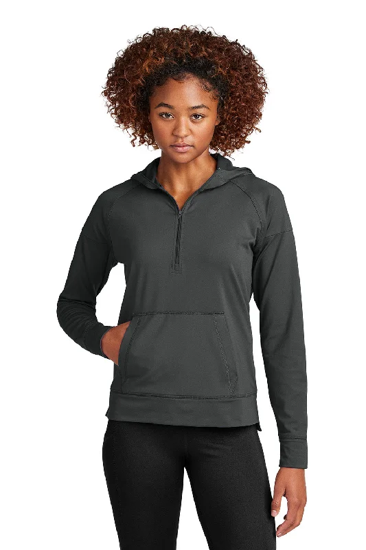 Sport-Tek Womens Sport-Wick Moisture Wicking 1/4 Zip Hooded Sweatshirt Hoodie w/ Pouch Pocket - Charcoal Grey - New Hoodie Sweatshirt Pullover Sport-Tek Womens Sport-Wick Moisture Wicking 1/4 Zip Hooded Sweatshirt Hoodie w/ Pouch Pocket - Charcoal Grey - New Hoodie Sweatshirt Pullover