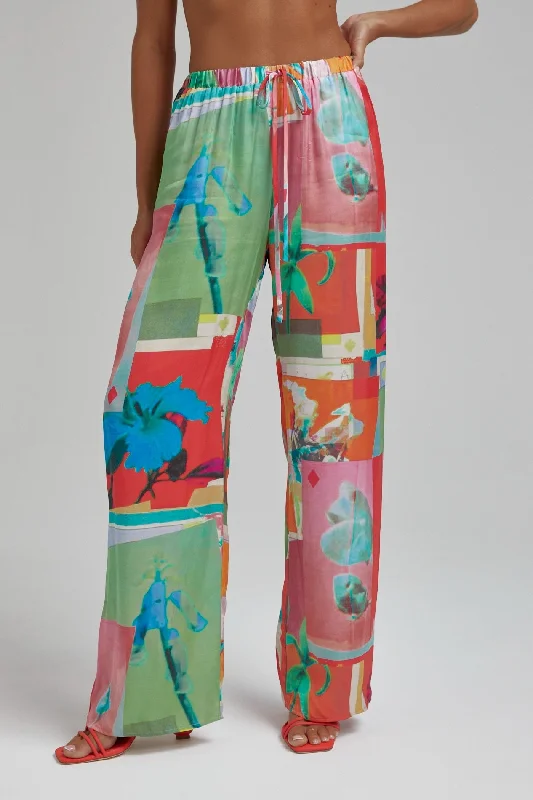 SUMMI SUMMI Womens Relaxed Pants - Royal Montage Fashionable Track Pants