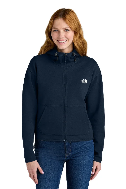 The North Face Womens Double Knit Full Zip Hooded Sweatshirt Hoodie w/ Pockets - Summit Navy Blue - New Hoodie with Camouflage Military Edgy The North Face Womens Double Knit Full Zip Hooded Sweatshirt Hoodie w/ Pockets - Summit Navy Blue - New Hoodie with Camouflage Military Edgy