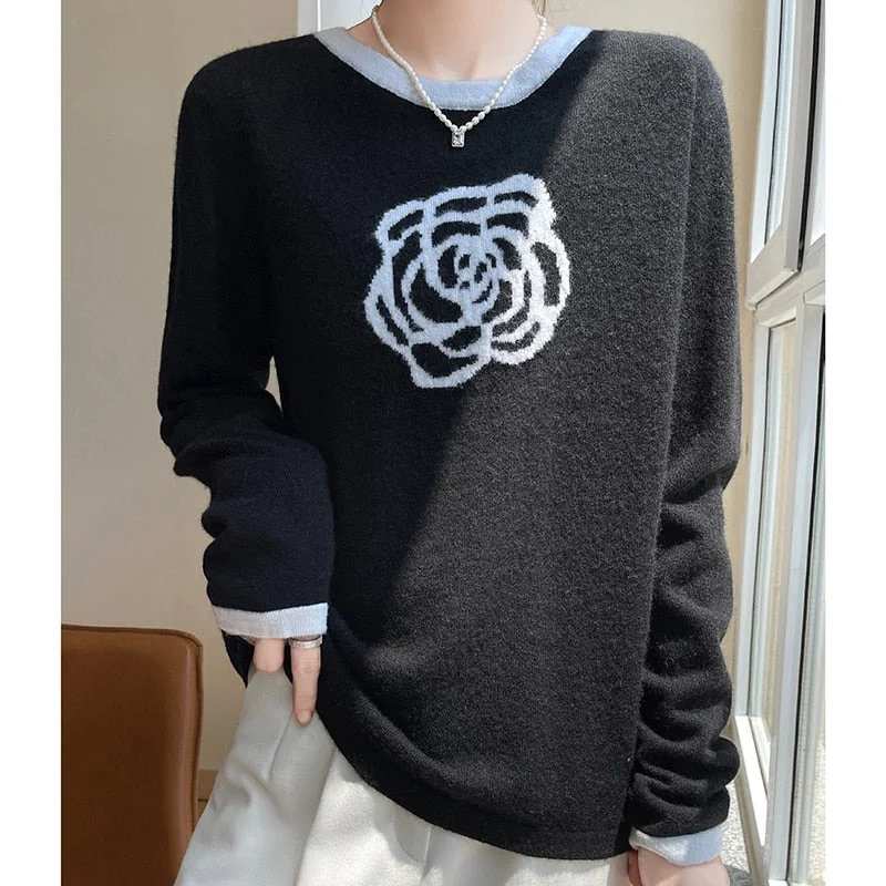 Cheap Official Store 100% Woolen Sweater Women Remove The Cabinet And Clear The Warehouse, Fashionable Pullover Free Of Freight Fleece Sweater Nylon Polyester