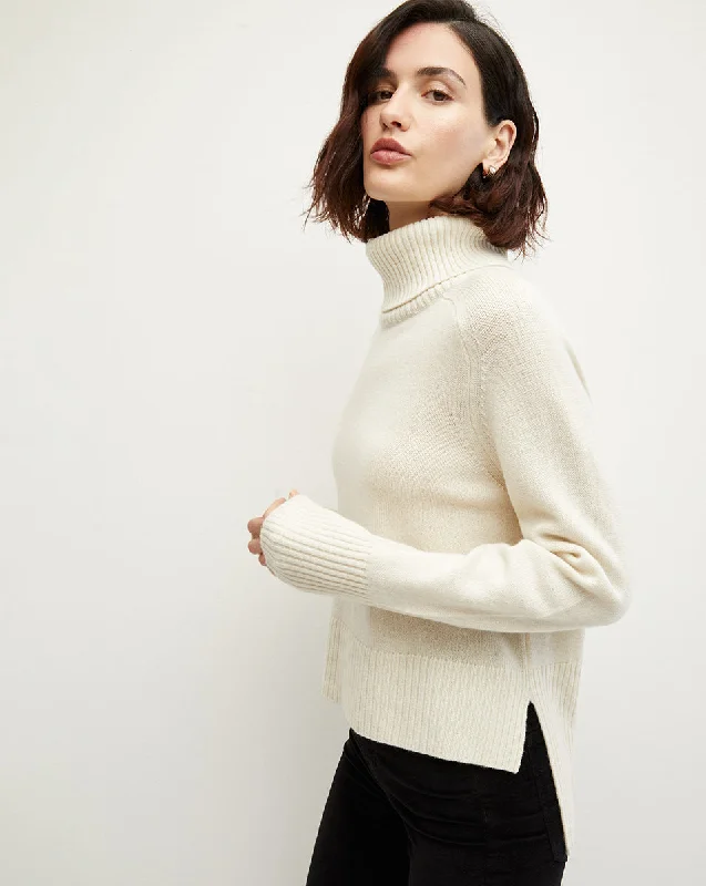 Lerato Cashmere Sweater Front Pockets Side Pockets Patch Pockets