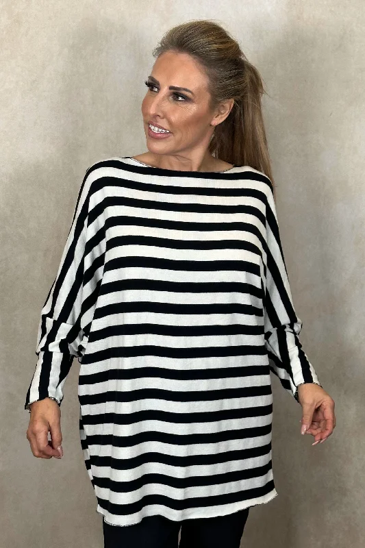 Marina Striped Jumper Spandex Rayon Corduroy