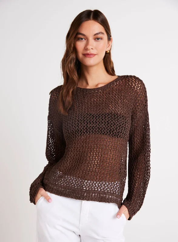 Relaxed Shoulder Sweater High Neck Crew Neck V-Neck