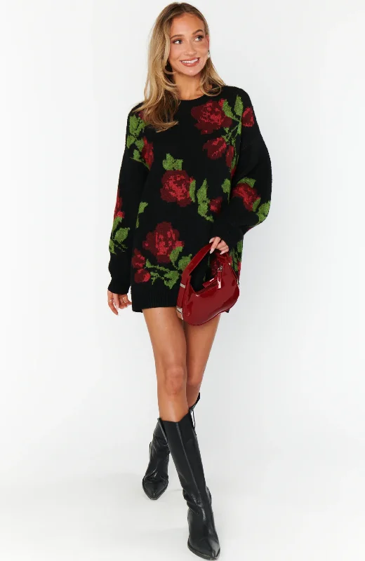 Show Me Your Mumu - Summit Sweater Chenille Brocade Lace