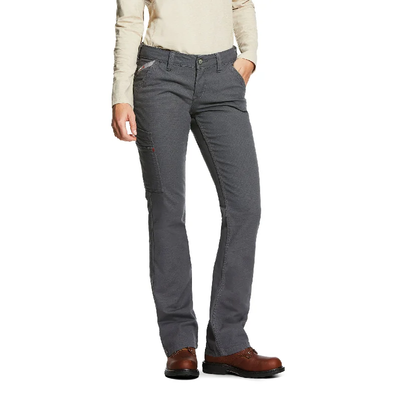 Women's Ariat FR Stretch DuraLight Canvas Stackable Straight Leg Jean #10030254 Stylish High-Waisted Denim Women's Ariat FR Stretch DuraLight Canvas Stackable Straight Leg Jean #10030254 Stylish High-Waisted Denim