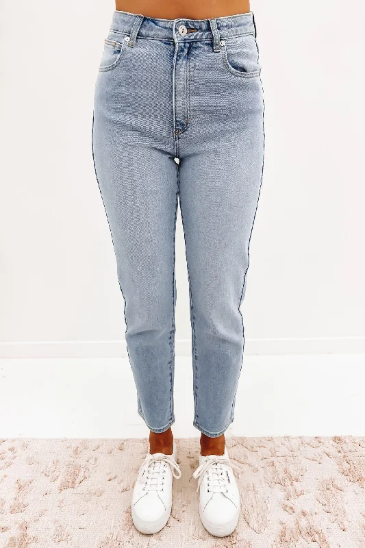 A 94 High Slim Jean Dion Light Vintage Blue Stylish Slim Fit Denim