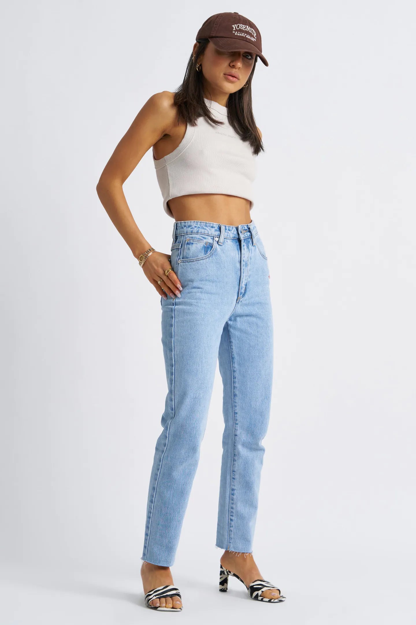 A 94 High Slim Petite Jean Walk Away Stylish Acid-Wash Jeans