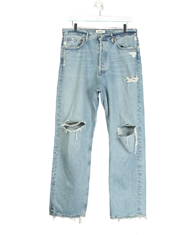 AGOLDE Blue 90's Mid Rise Loose Jean W28 Cozy Wide-Legged Jeans